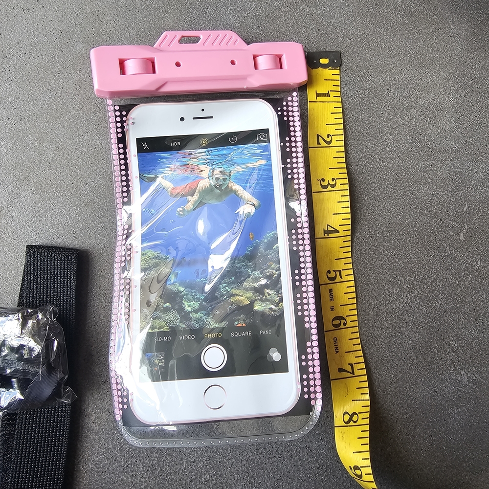 Waterproof Pink Phone Pouch